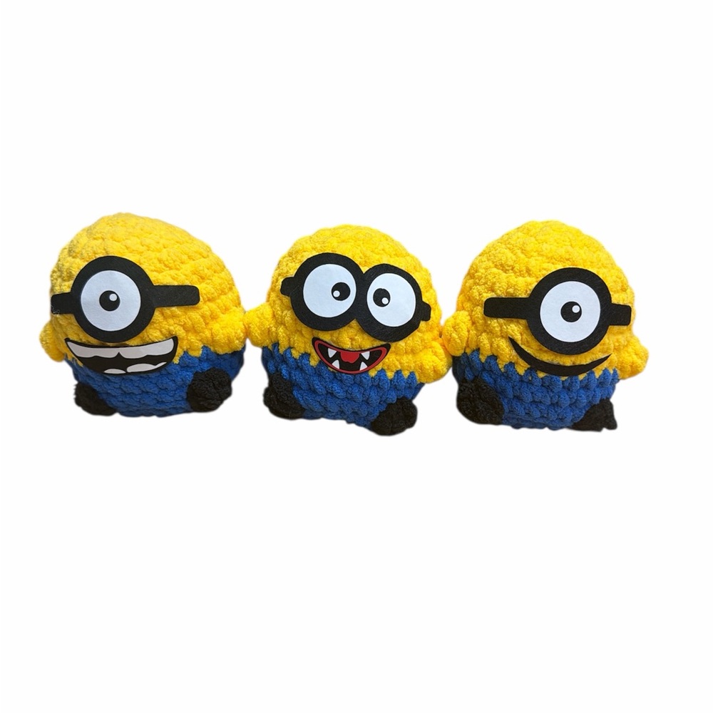 Yellow and Blue Plush Minion Toys